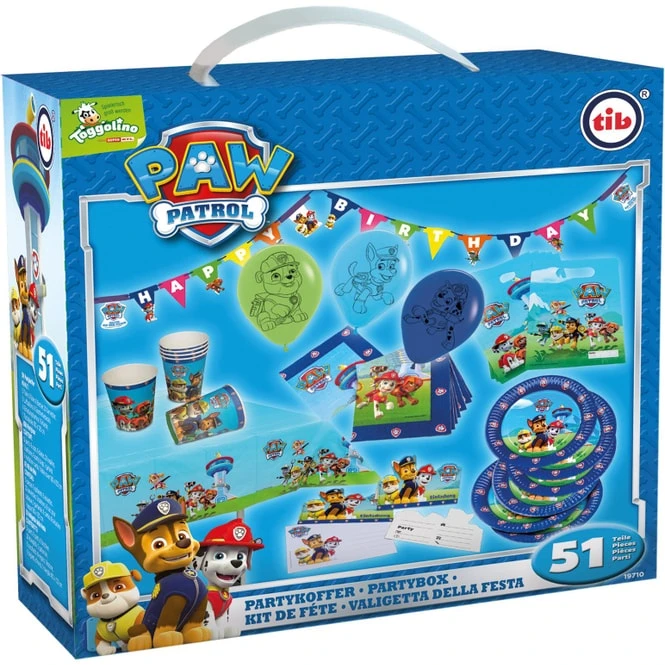 Paw Patrol - Partykoffer - Für Jungen - 51 Tlg. – Bild 2