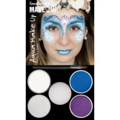 Schminkset - Fantasy Aqua Make-Up - 6-teilig - Meerjungfrau