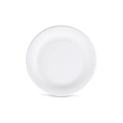 20 Pappteller, Weiss