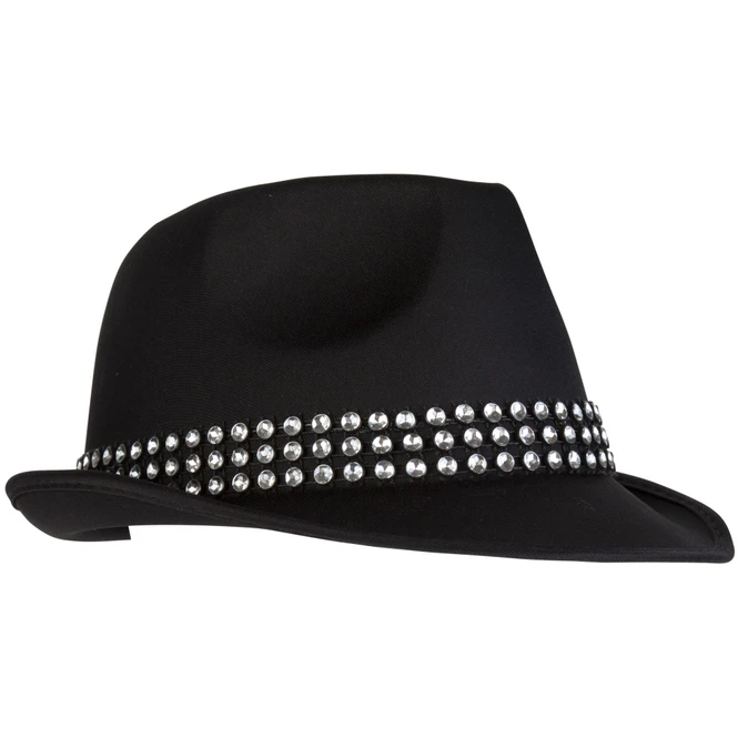 Faschingshut - Fedora - Für Erwachsene - Schwarz