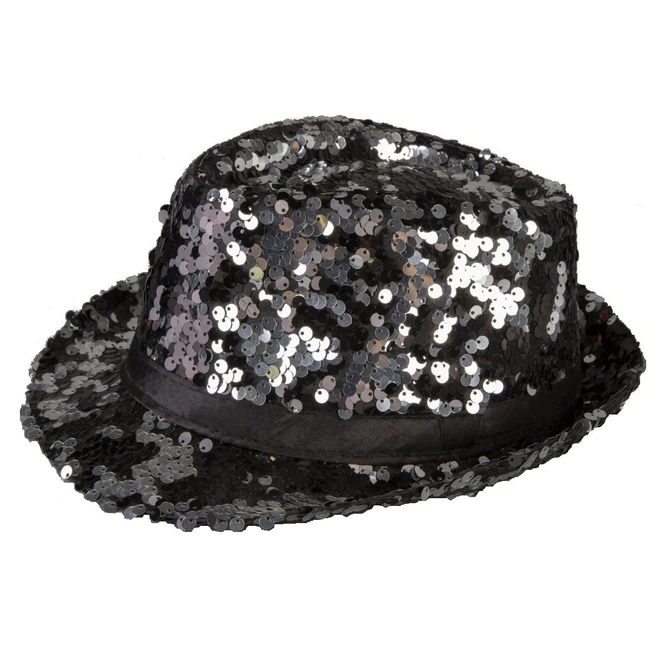 Fedora - Pailletten - Für Erwachsene - Verschiedene Farben – Bild 2