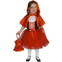 Kostüm - Rotkäppchen - Für Kinder - 2-teilig - Verschiedene Größen