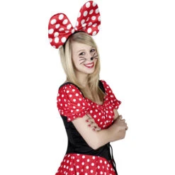 Haarreif - Maus - Für Erwachsene - Rot