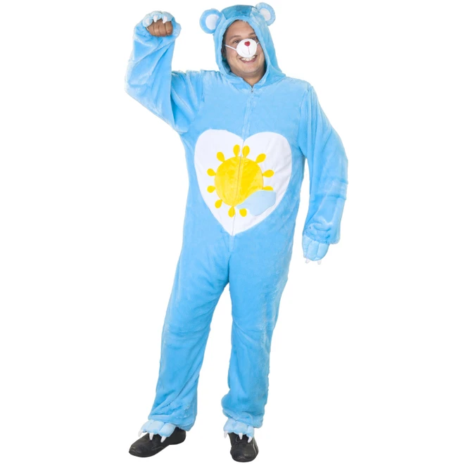 Kostüm - Plüschbär Sunny - Für Erwachsene - 2-teilig - Verschiedene Größen